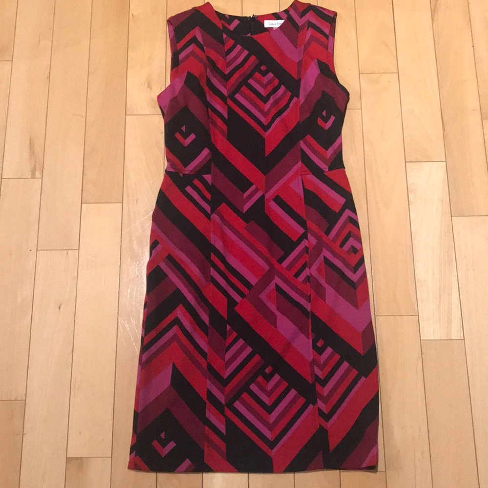 Patterned Calvin Klein Dress Size 4